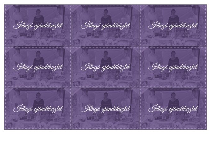 Iringó ajándéküzlet